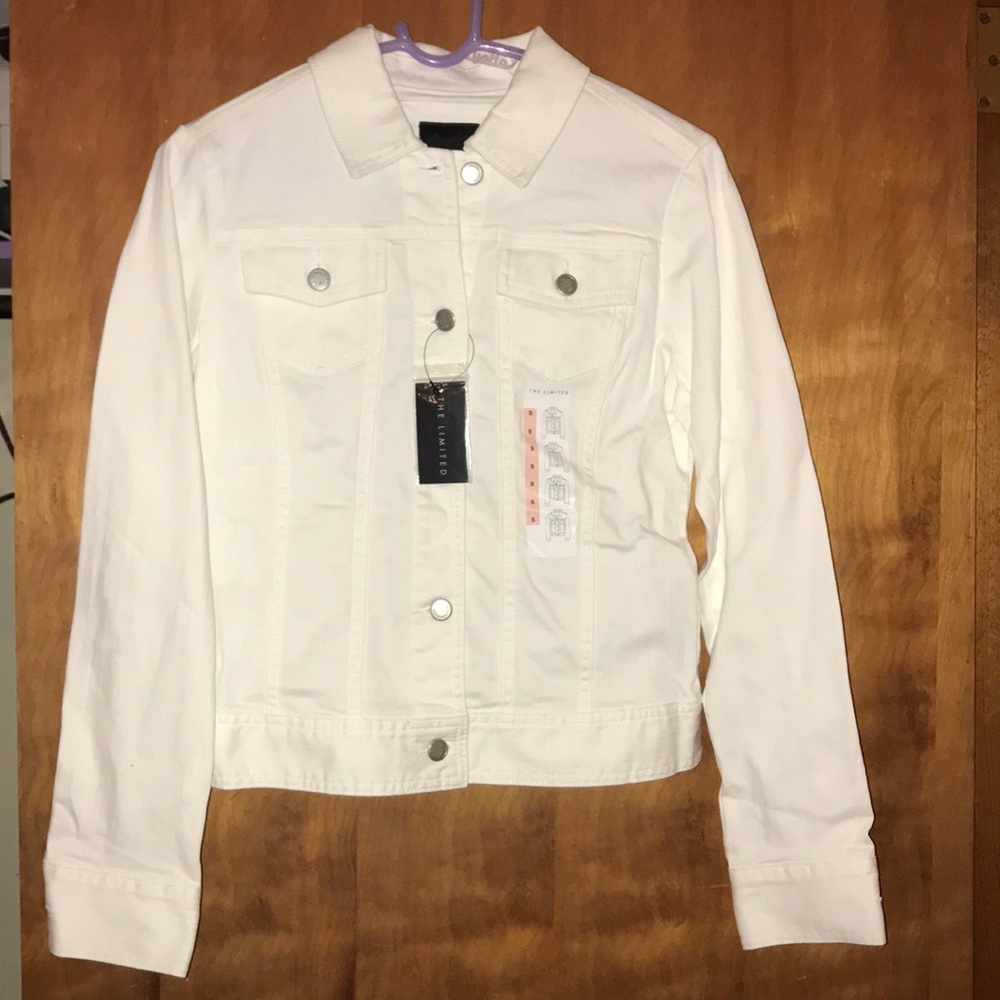 The Limited white jacket